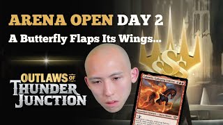 A Butterfly Flaps Its Wings  Arena Open Day 2  Outlaws Of Thunder Junction Draft  MTG Arena [upl. by Beshore]