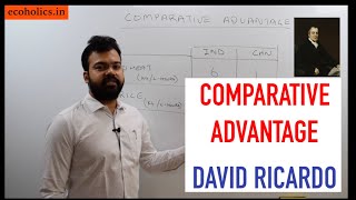 Comparative Advantage Theory  David Ricardo Theory  International Economics  Sanat Sir [upl. by Alyag]