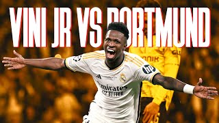 Vini Jr vs Borussia Dortmund 2024  HD 1080i [upl. by Nodnarbal631]