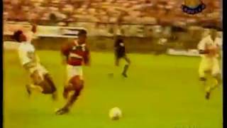 Dener  Golaço contra o Santos  Narração Silvio Luiz  1993 [upl. by Sitto]