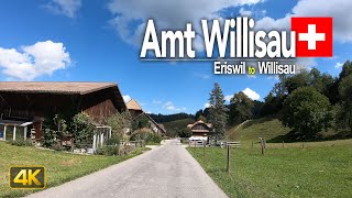 Amt Willisau Switzerland 🇨🇭 Driving from Eriswil to Willisau [upl. by Eedolem]