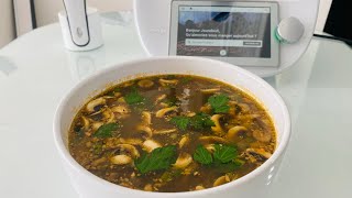 Soupe chinoise au Thermomix avec Mme Ilham Bouriqui [upl. by Anirat]