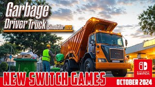 Garbage Driver Truck Simulator 2025 Gameplay Preview  New Switch Games [upl. by Siddon606]