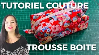 Tuto couture facile  la trousse boite express [upl. by Ednarb]