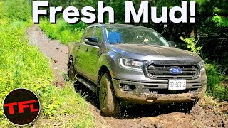 2020 Ford Ranger FX4 vs Fresh MUD on the Hydroline Will it Make it Through [upl. by Noira]