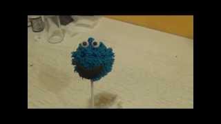 Cómo hacer un monstruo de las galletas con Cake Pops [upl. by Thurstan]