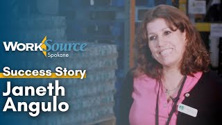 WorkSource Spokane Success Story Janeth Angulo [upl. by Ahsilac]