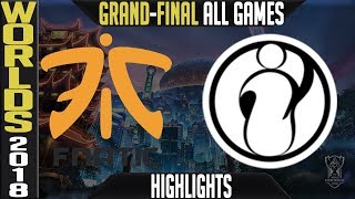 FNC vs IG Highlights ALL GAMES  Worlds 2018 Grandfinal  Fnatic vs Invictus Gaming [upl. by Sitruk]