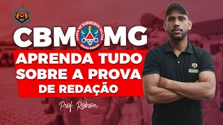 Tudo sobre a Prova de Redação Concurso Bombeiros MG  Soldado e Oficial [upl. by Iknarf]