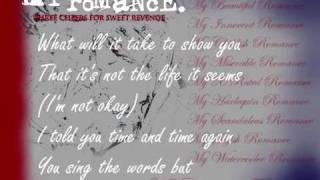 My Chemical Romance  Im Not Okay I Promise lyrics [upl. by Airotcivairam]