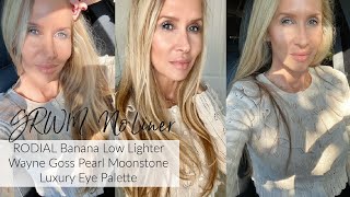 RODIAL Banana Low Lighter  Wayne Goss Pearl Moonstone Eye Palette amp Liners  GRWM [upl. by Nylaras]