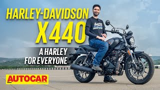 HarleyDavidson X440 review  Harleys answer to the Royal Enfield Classic 350  Autocar India [upl. by Nyral984]