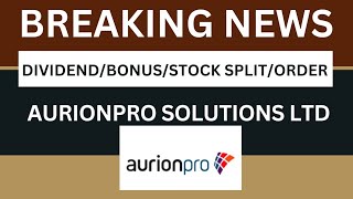 Aurionpro Breaking News  Aurionpro latest news today  Aurionpro latest update [upl. by Ahsenal67]