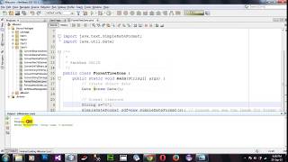 Formatting TimeZone using SimpleDateFormat in Java Netbeans [upl. by Yeltsew]