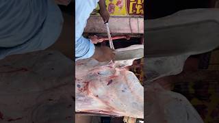 Buffalo meat cutting in two pieces [upl. by Doownelg828]