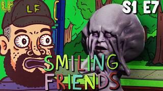 EVERYONE IS FROWNING TODAY  Smiling Friends S1 E7 REACTION [upl. by Werdma]