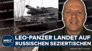 UKRAINEKRIEG LeopardPanzer gerät in Russlands Hände – Das ist nun das Ziel von Putins Truppen [upl. by Ainet159]