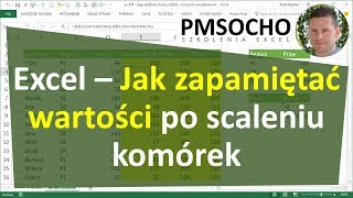 Excel  Wartości z komórek mogą być zapamiętane po scaleniu  rozwiązanie zagadki 785 odc786 [upl. by Lorenz]