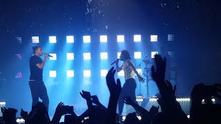 Orelsan feat Stromae  La pluie Live concert Bruxelles Forest National [upl. by Gilbertina]