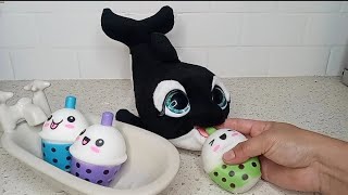 I love Drinking Boba Tea😲🧋toys satisfying squishy asmr asmrvideo unboxing oddlysatisfying [upl. by Aeriel507]