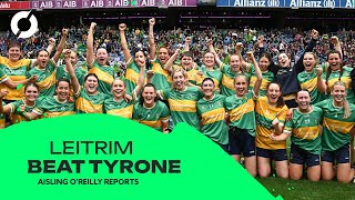 Leitrim beat Tyrone to claim Intermediate AllIreland final win  Aisling OReilly Reports [upl. by Vladimir]