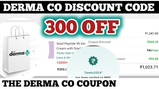 derma co discount code  the derma co coupon code today [upl. by Liggitt]