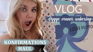 VLOG ❤️KONFIRMATIONS HAUL 😍UNBOXING LOUIS VUITTON [upl. by Clara]