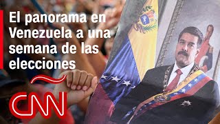 El panorama en Venezuela a una semana de las elecciones presidenciales [upl. by Miza]