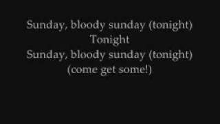 Sunday Bloody Sunday  U2 with lyrics [upl. by Alletsirhc82]