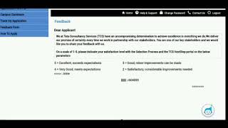 TCS feedback form  filling feedback form on TCS next step portal 🔥🔥🔥 [upl. by Nadine]