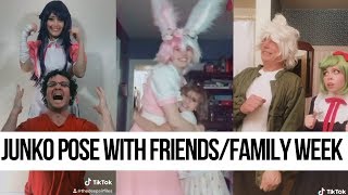 Junko Pose with your FriendsFamily Challenge  The Despair Files Danganronpa TikTok Compilation [upl. by Zug]