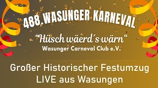 500 Jahre Karneval in Wasungen – Historischer Festumzug 2024 [upl. by Yllop]