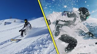 Ma première fois dans la Poudreuse  Ski Vlog [upl. by Seana865]