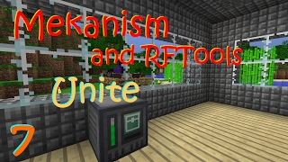 Minecraft 1102  Mekanism and RFTools Unite Part 7  RFTools Storage [upl. by Meelak]