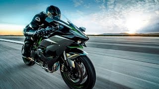 Moto Mais Rápida do Mundo 2016  Kawasaki H2R  400kmhr [upl. by Ahilam343]