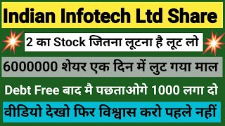 Indian Infotech Share News 🔥 Indian Infotech Share Price 🔥 Indian Infotech And Software Ltd Share 🔥 [upl. by Rashida]