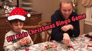 DIY Kids Christmas Bingo Game [upl. by Hulbert565]