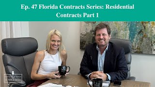 Florida Contracts Series Residential Contracts Part 1 [upl. by Procora]