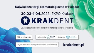 Zapraszamy do Krakowa na Targi KRAKDENT 30031042023 [upl. by Ras901]