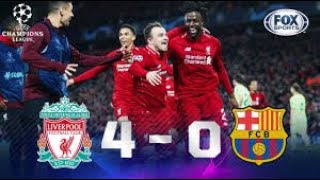 LIVERPOOL 40 BARCELONA UCL HIGHLIGHTS [upl. by Bram]