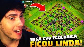 ESSA VILA ECOLÓGICA FICOU INCRÍVEL NO CLASH OF CLANS VISITANDO INSCRITOS 294 [upl. by Aihsenek]