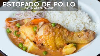 COMO PREPARAR ESTOFADO DE POLLO FÁCIL Y RÁPIDO  COMIDA PERUANA  ACOMERPE [upl. by Yllim563]