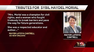 New Orleans politicians react to Sybil Morials death [upl. by Halpern]