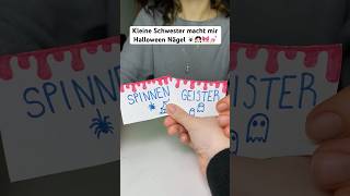 KLEINE SCHWESTER macht mir HALLOWEEN NÄGEL 👧🏻💕🎃🕷️💅🏻✨ nägel nails naildesign halloween [upl. by Vey]