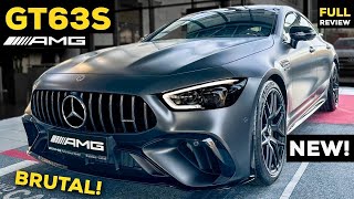 NEW 2024 AMG GT 63  BRUTAL Mercedes Drive Review Interior Exterior [upl. by Gwenneth4]