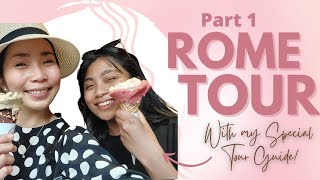 A Day In Rome With My Special Tour Guide PART 1  Jenika Louisse Duran [upl. by Niwrehs589]