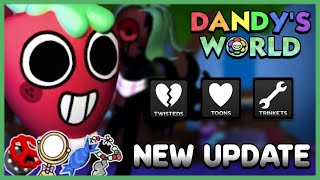 NEW UPDATE  New Toons Trinkets Items And More  Dandys World Roblox [upl. by Sherburn]