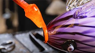 Glass Blowing ASMR  Real Sound of Pro Glass Craftsman  NO TALKING [upl. by Audwin]