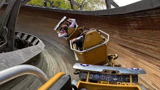 FLYING TURNS  Knoebels  POV [upl. by Bianca]