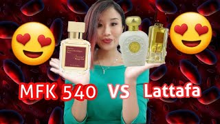 Cheap MFK 540 Bacarat Rouge Alternatives Lataffa Ana abiyedh rouge amp Opulent Musk [upl. by Lithea]